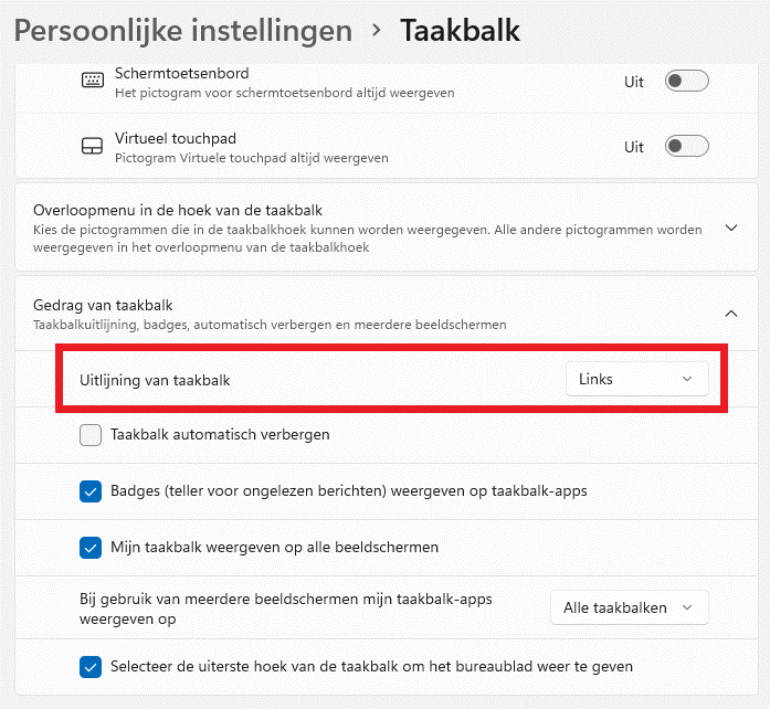 Taakbalk-links-uitlijnen-Windows-11