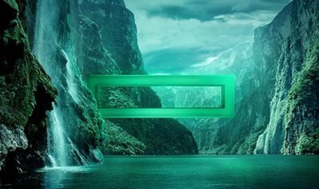 Visual of HPE Greenlake's logo