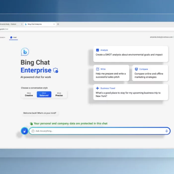Microsoft bing chat enterprise