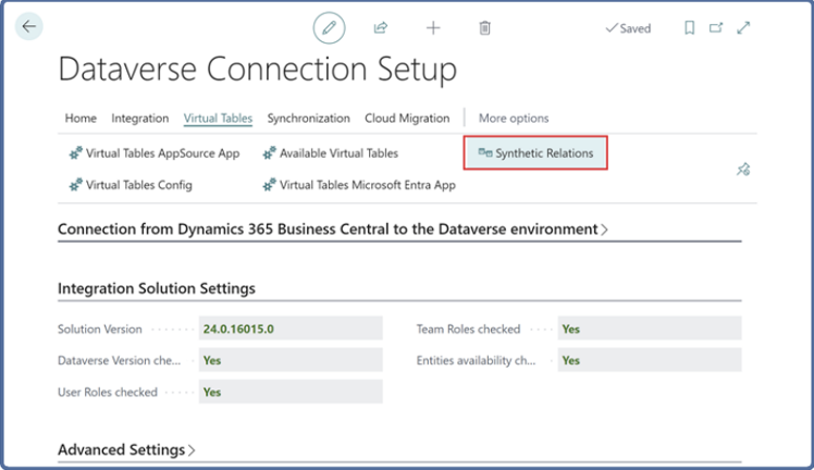 Business Central 2024 Release Wave 1 - Connection setup