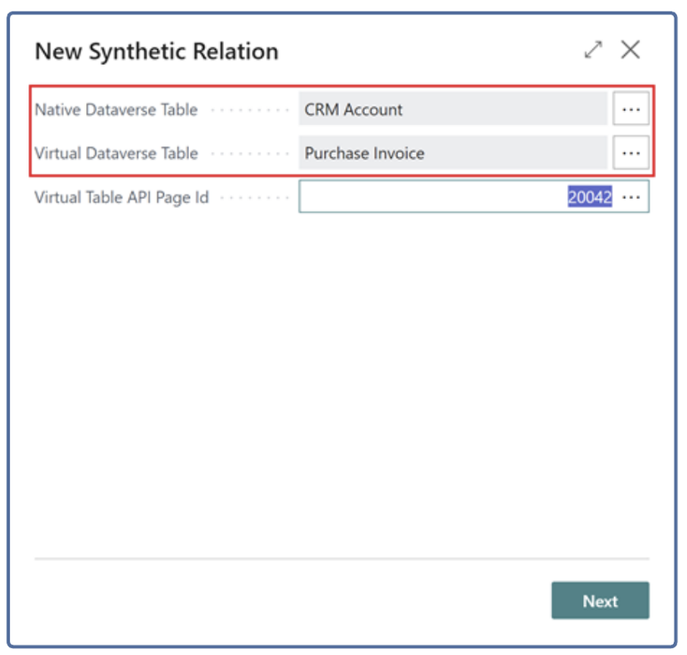 Business Central 2024 Release Wave 1 - New Synthetic Relation