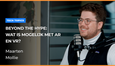 Maarten Mollie legt Extended Reality (XR) uit
